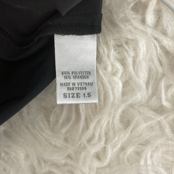 Zenergy By Chico's Med Womens black Roll Tab Sleeve Half Zip Shift Dress - Picture 8 of 9